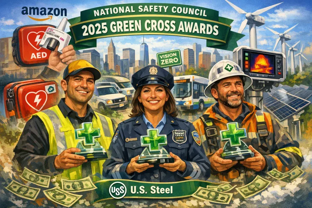 National Safety Council Honors Amazon, NYC Agency and Puget Sound Energy with 2025 Green Cross Awards