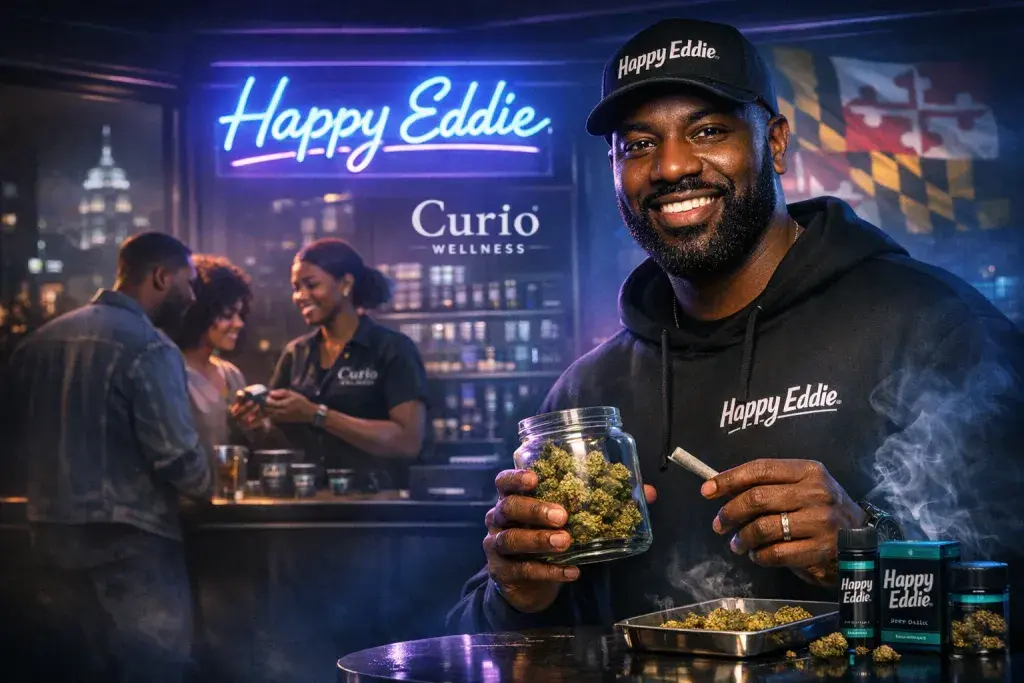Curio Wellness Partners with Eddie Osefo to Launch Happy Eddie Cannabis Line in Maryland