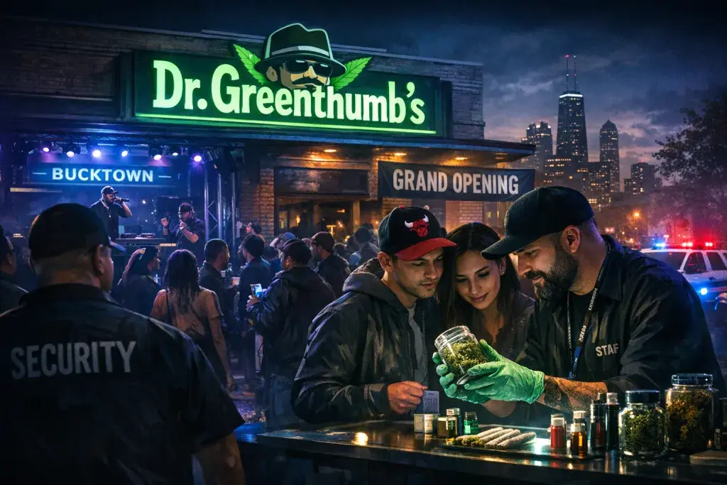 Dr. Greenthumb’s Opens First Midwest Dispensary in Revamped Bucktown Nightclub