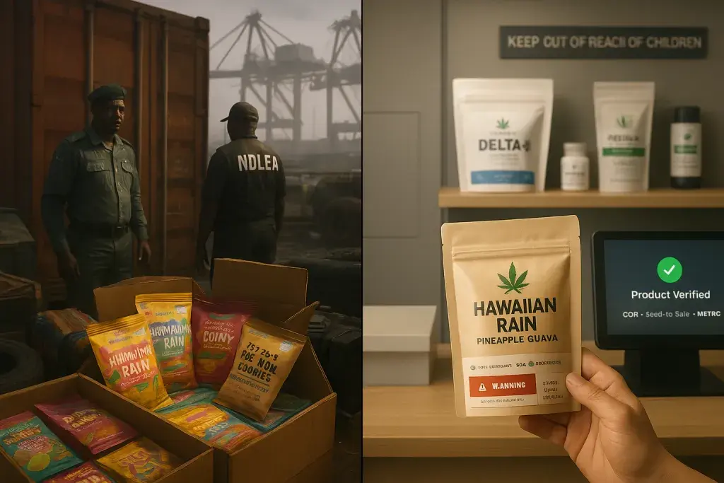 Fake Snack Packaging Exposes Gaps in Cross-Border Cannabis Tracking