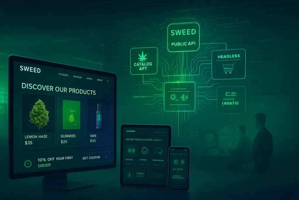Sweed Opens Its Platform With a Public API for Dispensary Storefronts