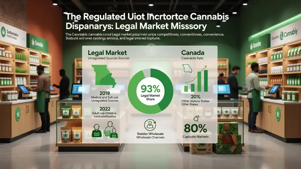 Missouri's Legal Cannabis Market Now Captures Most Consumer Spending